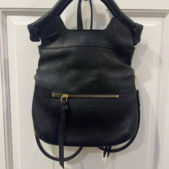 Foley and Corinna Black Leather Crossbody Bag - Picture 2 of 7